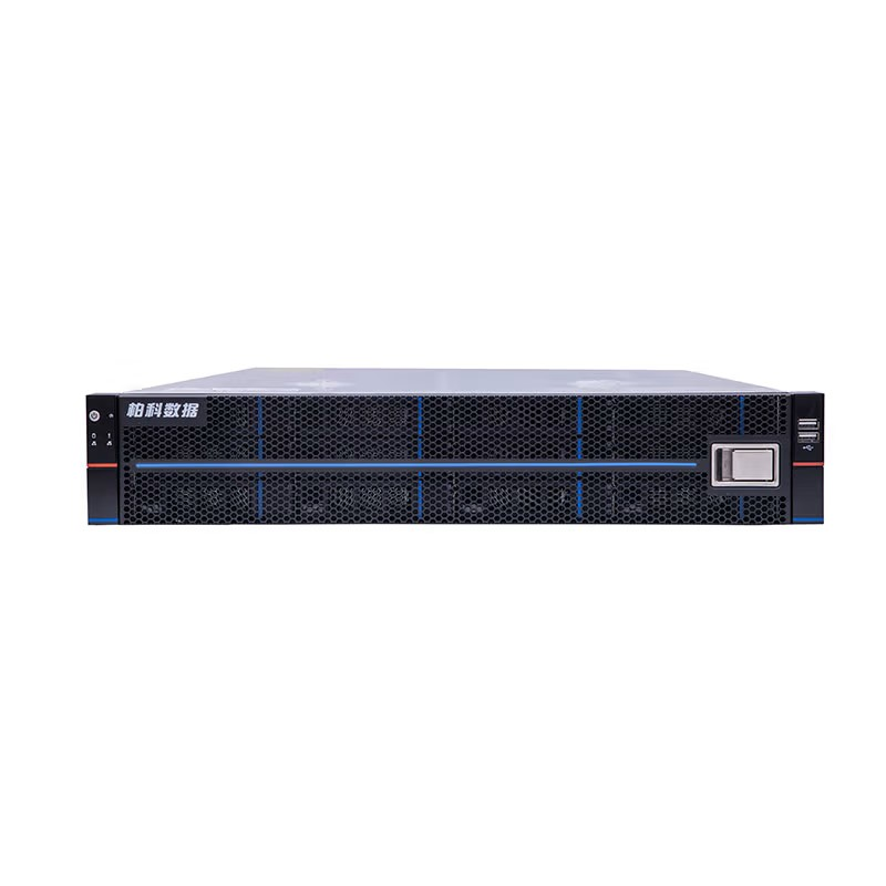 RDFUSION柏科数据国产NAS存储N1008i机架式12盘位64核飞腾2000+万兆64GB内存192TB硬盘容量（12*16TB）